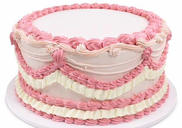 Vintage - Large Round - Pink