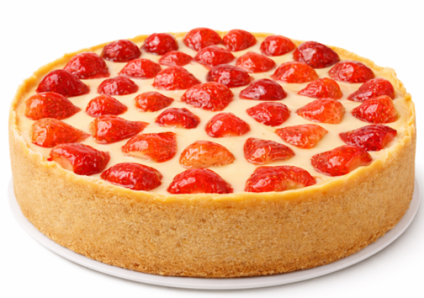 Strawberry Baked Cheesecake