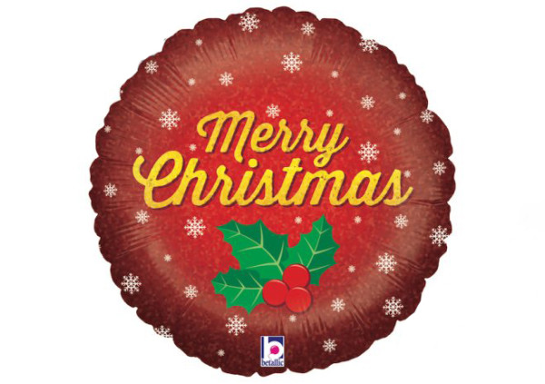 Merry Christmas Foil Balloon